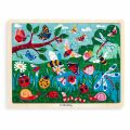 Mudpuppy Drevené puzzle Život na záhrade 100 dielikov