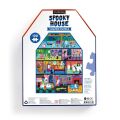 Mudpuppy Strašidelný dom - puzzle v tvare domu 100 dielikov