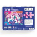 Mudpuppy Puzzle Čarovné jednorožce 48 dielikov