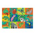 Mudpuppy Veľké podlahové puzzle Kamaráti z dažďového pralesa 48 dielikov