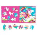 Mudpuppy Magnetické puzzle Jednorožce a ich sny 2x20 dielikov
