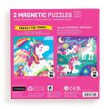 Mudpuppy Magnetické puzzle Jednorožce a ich sny 2x20 dielikov