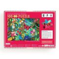 Mudpuppy Puzzle Motýle a hmyz 100 dielikov