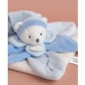 Doudou Darčeková sada - plyšový muchláčik modrý medvedík 24 cm