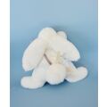 Doudou Darčeková sada - Plyšový zajačik s bielym brmbolcom 25 cm