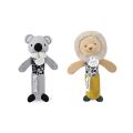 Doudou Hrkálka pískacia 17 cm 1 ks