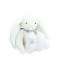 Doudou Plyšový králík XXL s šátkem bílý 50 cm