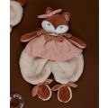 Doudou Darčeková sada Plyšový muchláčik líška Mina 29 cm