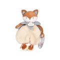 Doudou Darčeková sada Plyšová líška Timo s hrkálkou 18 cm