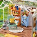 RoboTime 3D drevená skladačka Miniatúra domčeka Vysnívaný záhradný dom - poškodený obal