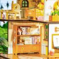 RoboTime 3D drevená skladačka Miniatúra domčeka Domček pre šteniatka