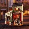 RoboTime 3D drevená skladačka Miniatúra domčeka Viedenské kníhkupectvo