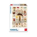 Dino Puzzle Huby koláž 1000 dielikov