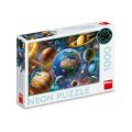 Dino Puzzle Planéty neón 1000 dielikov