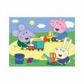 Dino Drevené obrázkové kocky Peppa Pig 12 kociek
