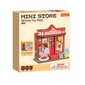 RoboTime 3D drevená skladačka Miniatúra domčeka mini Hračkárstvo