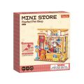 RoboTime 3D drevená skladačka Miniatúra domčeka mini Zverimex