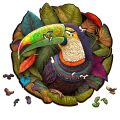EscapeWelt Drevené puzzle Tukan 200 dielikov
