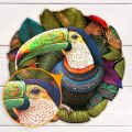 EscapeWelt Drevené puzzle Tukan 200 dielikov