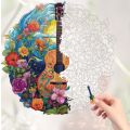 EscapeWelt Drevené puzzle Gitara 200 dielikov