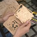 EscapeWelt 3D drevená skladačka hlavolamu Orbitálna schránka
