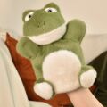 Doudou Histoire d'Ours Plyšová maňuška Žabka zelená 24 cm