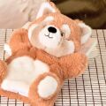 Doudou Histoire d'Ours Plyšový maňásek Panda červená 24 cm