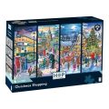 HOP Puzzle Vianočné nakupovanie 4x500 dielikov