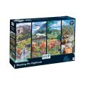 HOP Puzzle Potulky po Škótskej vysočine 4x500 dielikov