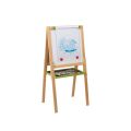 Jeujura Drevená multifunkčná tabuľa 54x54 cm s rolkou papiera