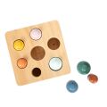 small foot Montessori vkladačka s valčekmi