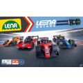 Lena Závodné auto Formule tmavomodré
