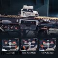 RoboTime 3D drevená skladačka Puška na vystreľovanie gumičiek M416 Carbine