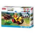 Sluban Town Farma M38-B0777 Traktúrik s prívesom