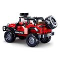 Sluban Model Bricks M38-B0816 Off Road Červený 4x4 - poškodený obal
