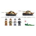 Sluban Bitka o Budapešť M38-B0980 Nemecký ťažký tank Tiger II 2 v 1
