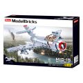 Sluban Model Bricks M38-B0983 Prúdové stíhacie lietadlo MiG-15