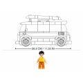 Sluban Model Bricks M38-B1191 Surferské vozidlo TS-1 v mierke 1:35