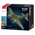 Sluban Model Bricks M38-B1367 Americký bombardér B-17G v mierke 1:44