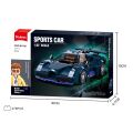 Sluban Model Bricks M38-B1508 Športový automobil modrý v mierke 1:32
