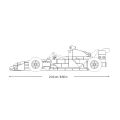 Sluban Model Bricks M38-B1527 Závodná formule v mierke 1:32