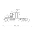 Sluban Model Bricks M38-B1529 Americký kamión v mierke 1:35