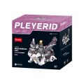 Sluban Pleyerid M38-P8017 Mechanická mačka šedo-biela