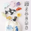 Le Toy Van Petilou Skladacia veža Oceán 9 ks