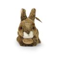 Rappa Plyšový králik hnedý ležiaci 17 cm ECO-FRIENDLY