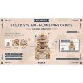 RoboTime 3D drevená mechanická skladačka Planetárium