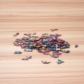 RoboTime Drevené puzzle Kvetinová mandala - poškodený obal