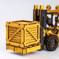 RoboTime 3D drevená mechanická skladačka Vysokozdvižný vozík