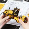 RoboTime 3D drevená mechanická skladačka Vibračný valec