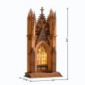 RoboTime 3D drevená skladačka Katedrála Twin Tower